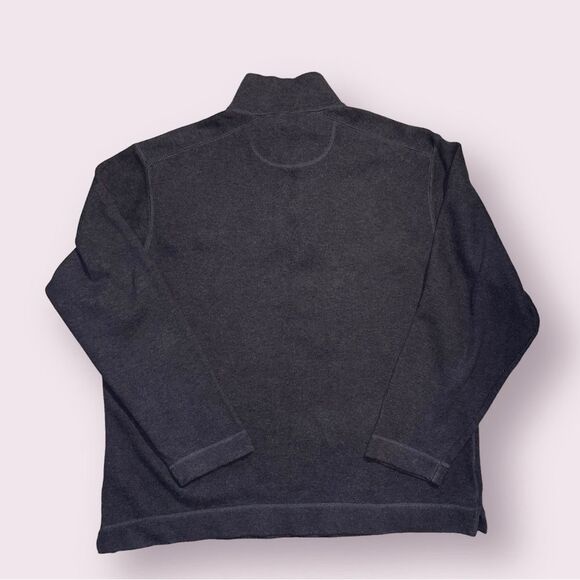 Eddie Bauer Men's Blue‎ 1/4 Zip Knit Pullover Sweater Size L - Picture 2 of 8